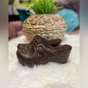 Brown Clogs